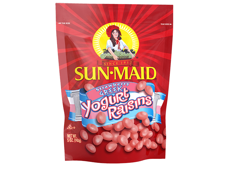Sun-Maid Strawberry Greek Yogurt Raisins 5 oz. bag